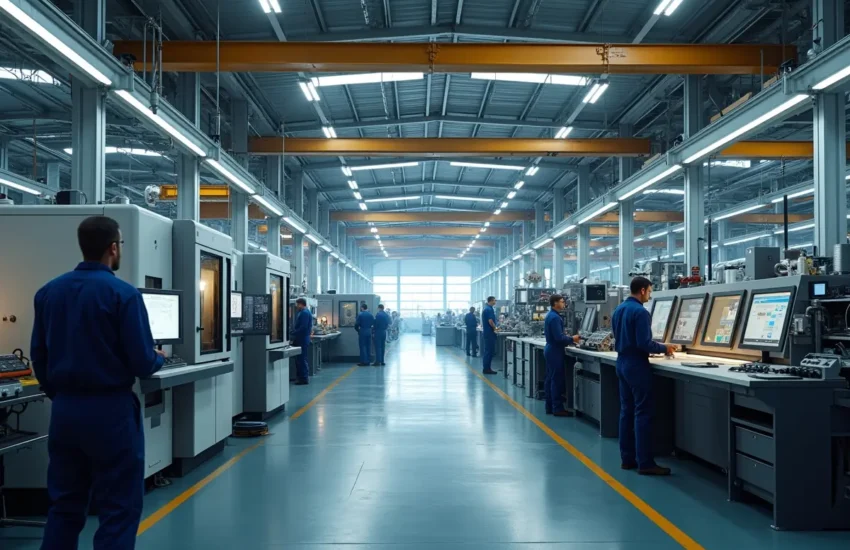industrial manufacturing facility producing advanced equipment in the united states