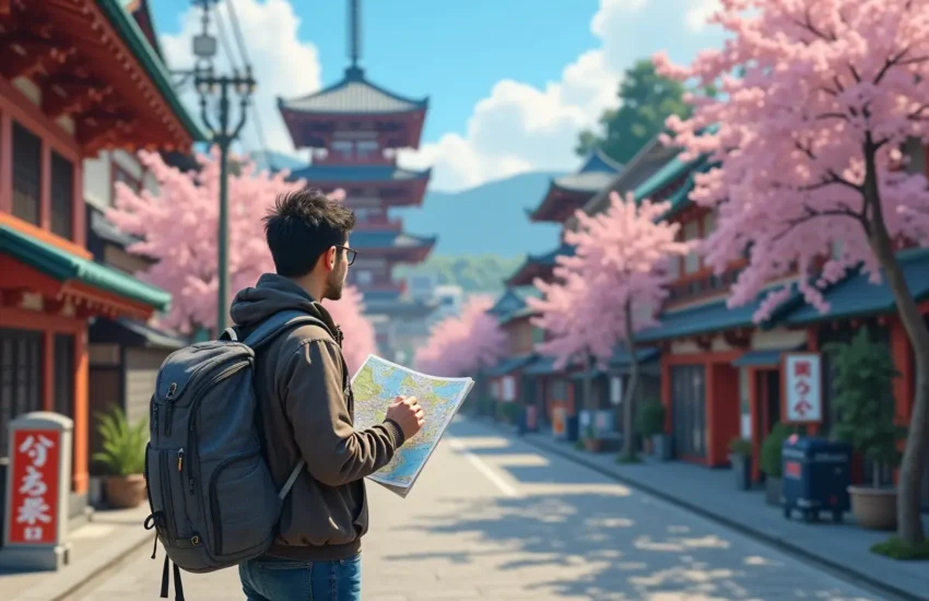 traveler exploring japan with practical planning tips for unforgettable adventure