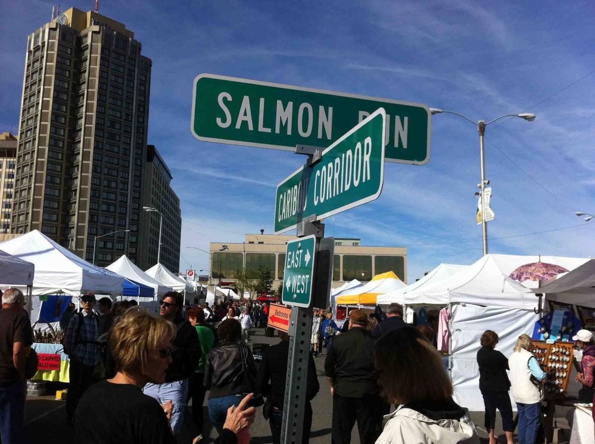 An Amusing Day in Downtown Anchorage, Alaska