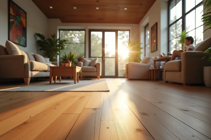 durable flooring supporting comfortable everyday life in an active home