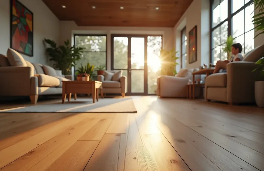 durable flooring supporting comfortable everyday life in an active home