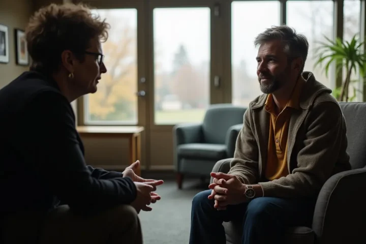 person receiving support to prevent and overcome relapse